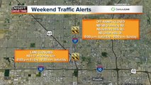 Six roads to avoid this weekend in the Valley