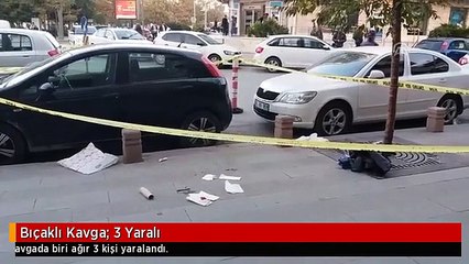 Bıçaklı Kavga: 3 Yaralı