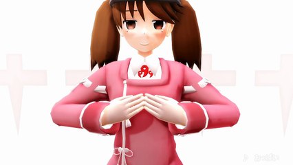 [MMD] Just stroking the cutting board.