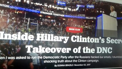 Clinton Operative Donna Brazile w/ Elizabeth Warren admitting 2016 DNC Prmary was Rigged