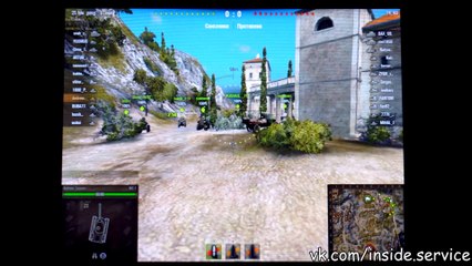 World Of Tanks + Intel Atom on Chuwi Vi10 Windows tablet