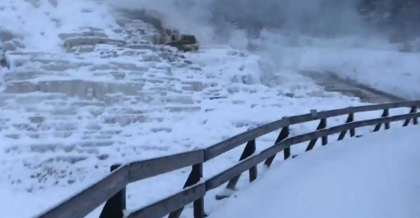 First Significant Snow Falls at Yellowstone