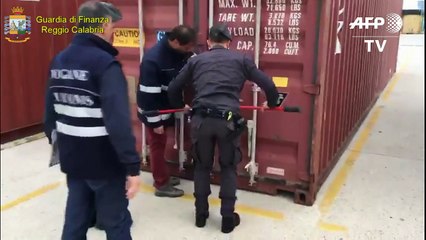 Decomisan en Italia cargamento de droga para yihadistas