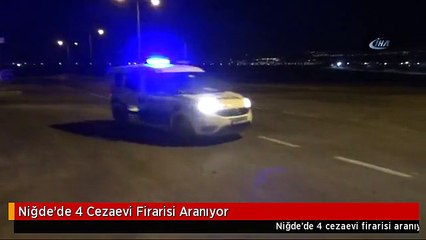 Niğde'de 4 Cezaevi Firarisi Aranıyor