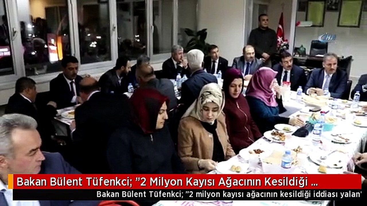 Bakan Bülent Tüfenkci: "2 Milyon Kayısı Ağacının Kesildiği İddiası Yalan"