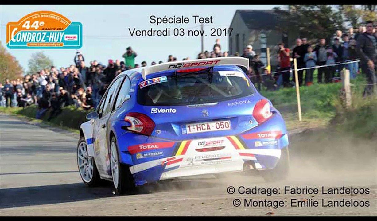 Rallye du Condroz: le shakedown