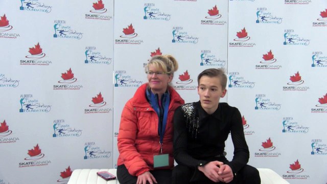 Pre-Novice Men Free Program - 2018 Sectional Championships - Alberta NWT/NUN - Blue Arena