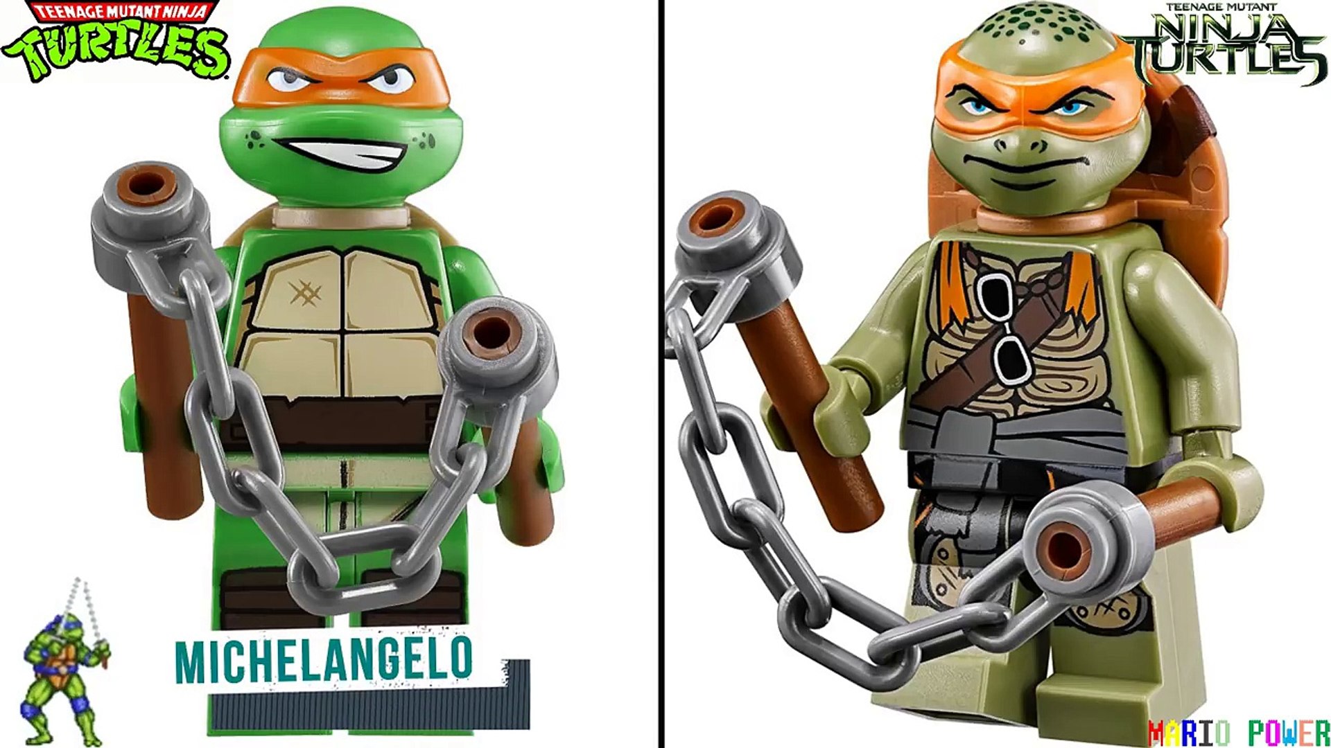 stum Stewart ø Glat Lego Teenage Mutant Ninja Turtles (TMNT) - Movie VS Cartoon - video  Dailymotion