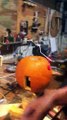 Extremely Cute Robot Pumpkin Breaks Its Neck