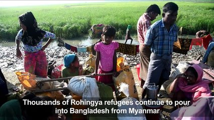 More Rohingya refugees cross into Bangladesh