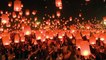 Festival des lanternes volantes au nord de la Thaïlande