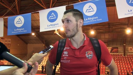 APRES-MATCH - Mathieu Guichard après la victoire face à Evreux