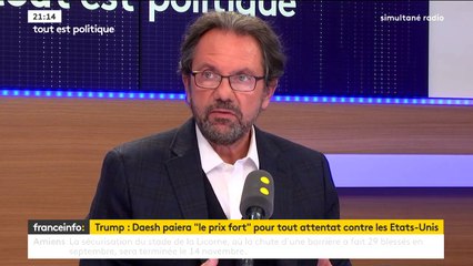 Tout est politique. Donald Trump "est toujours en campagne", dit Frédéric Lefebvre, ancien député des Français d'Amérique du nord