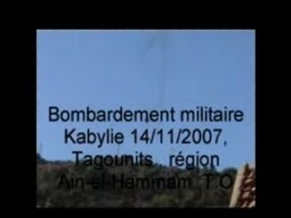 bombardement anti-terroriste en Kabylie par un Mi-171