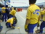 GP Giappone 1987: Intervista a Capelli, pit stop di Berger, A.Senna, N.Piquet, Prost ed Alboreto e ritiro di De Cesaris