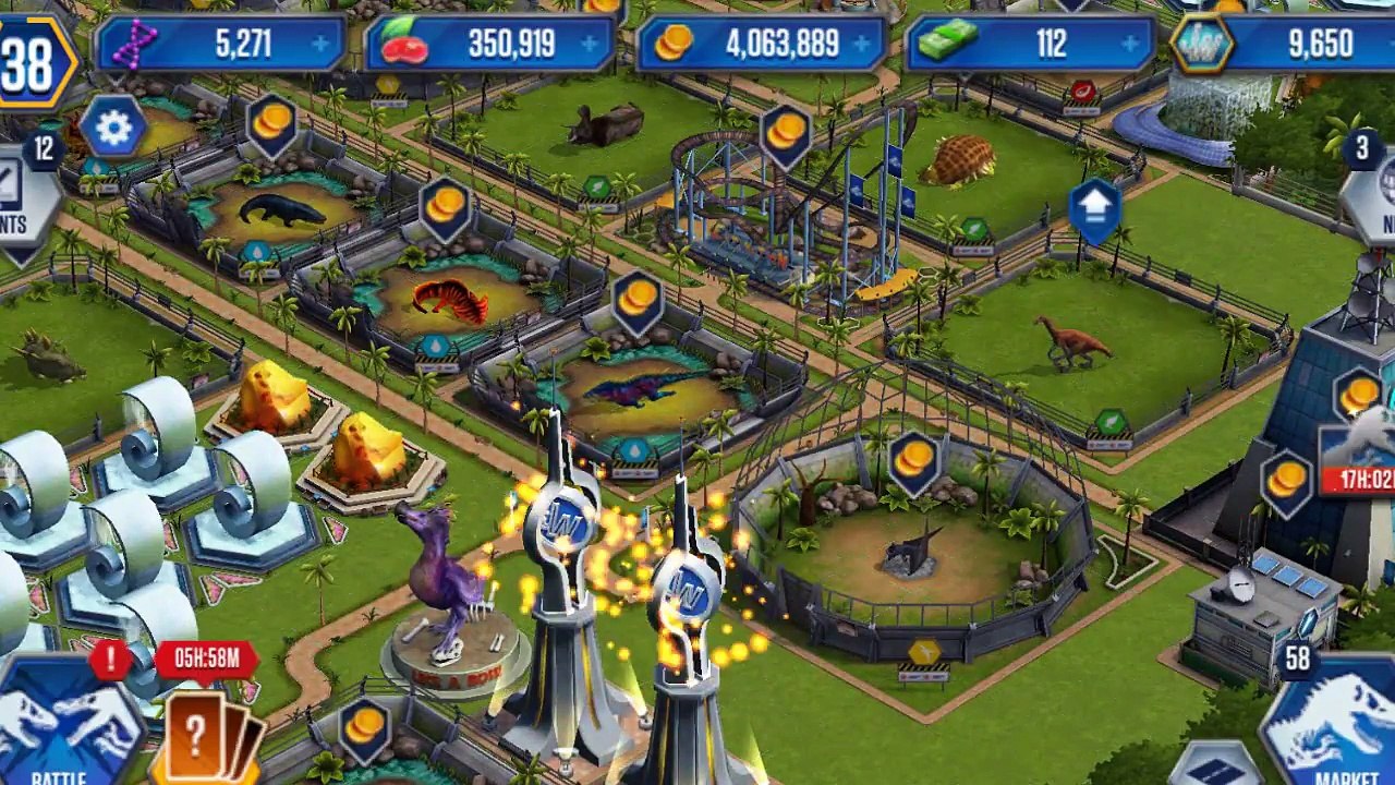 jurassic world the game #53 mega megalodon!