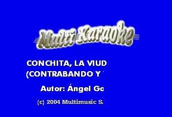 ORO NORTEÑO - CONCHITA LA VIUDA ALEGRE (KARAOKE)