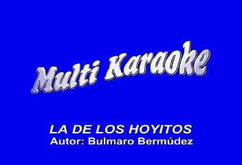 Pedro Fernandez - La de los hoyitos (Karaoke)