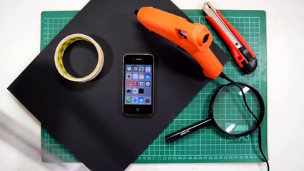 Build A Smartphone Projector With A Shoebox