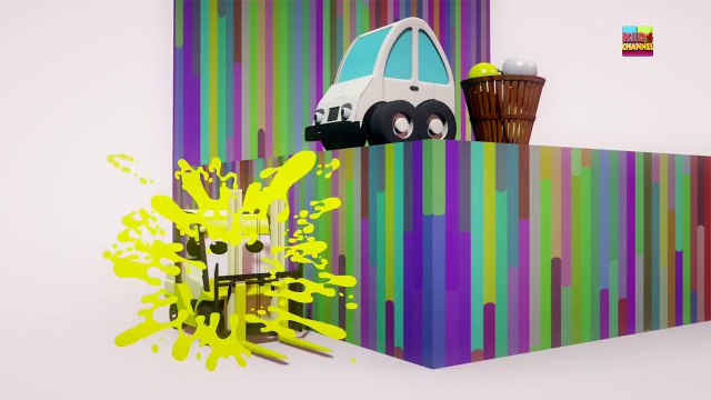 Learn Colors With Street Vehicles | Color Song | Cartoon Cars by Kids Channel