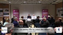 AGDE - Le centre ville au coeur des débats - Jeudi 19 octobre 2017