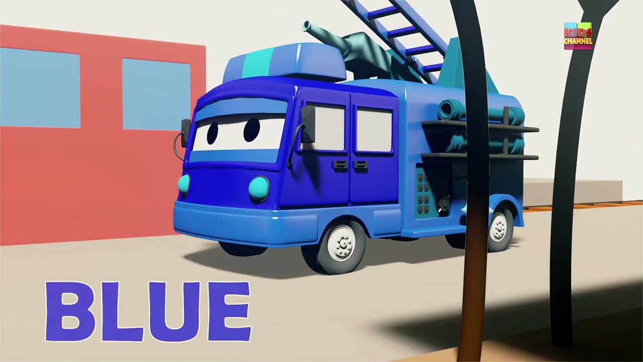 learn colors with train | learning colors with 3D vehicles | 3D video | learn colors by Kids Channel