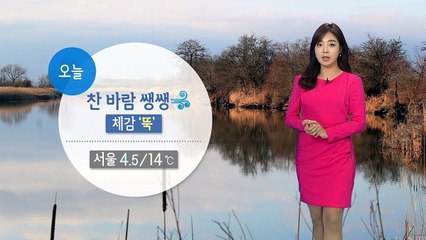 [날씨] 찬 바람 강하게 불어...체감기온 뚝 / YTN