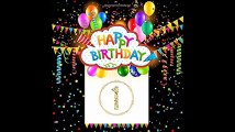 Happy Birthday 1 Guest Book Keepsake Notebook For Family and Friend to Write In (Celebration Guest)