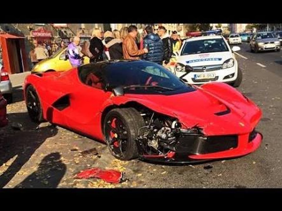 sports car accident EXPENSIVE LUXURY CAR CRASH COMPILATION