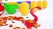 Learn Colors Surprise Eggs 3d Cartoons for Children #h - Learn Colors with Colorful Snakes for Kids