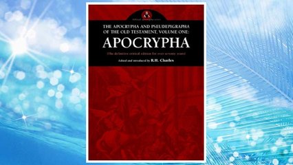 Download PDF The Apocrypha and Pseudepigrapha of the Old Testament: Apocrypha FREE