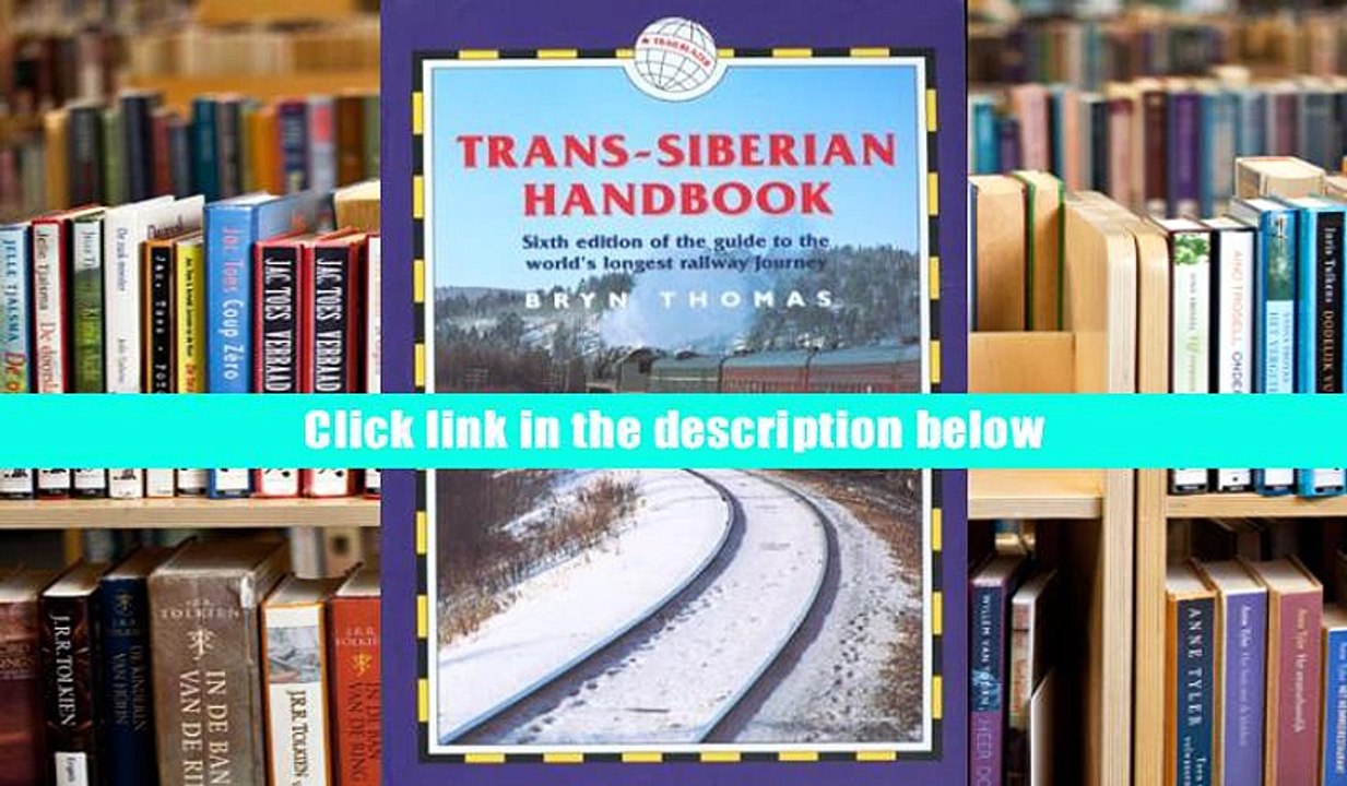 Download   Trans-Siberian Handbook (Trailblazeer) Bryn Thomas Full Book