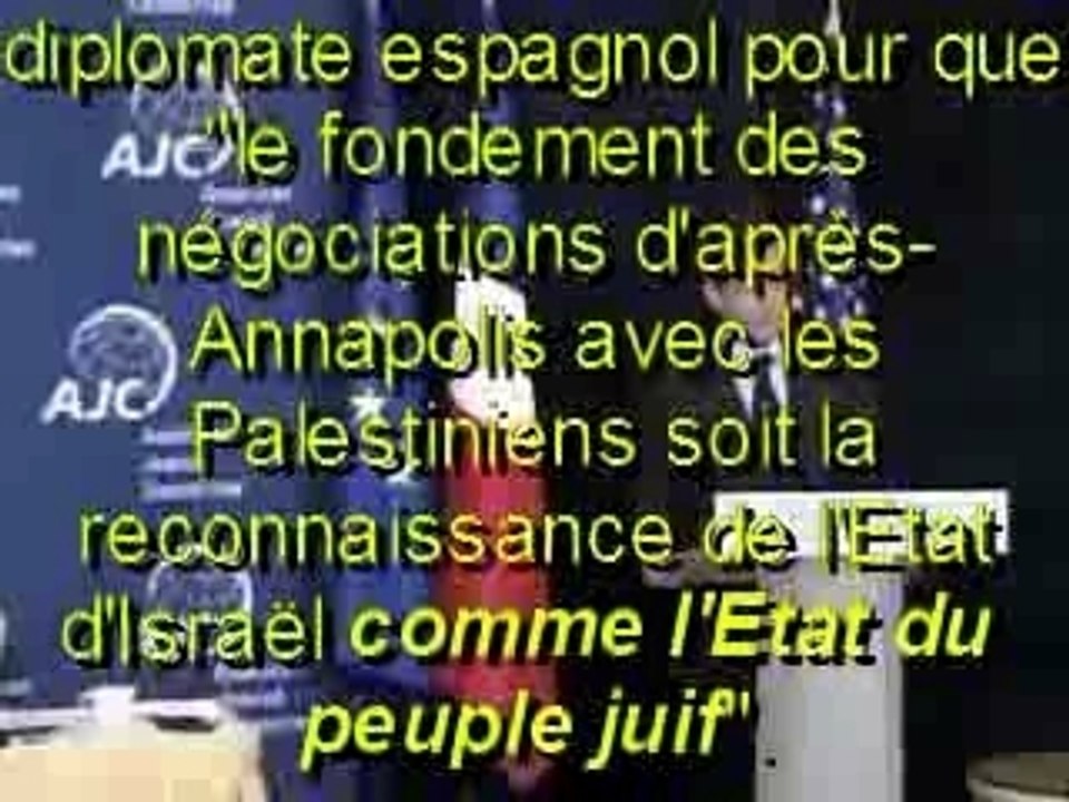 Olmert et ses ultras baisent Sarkozy et Abbas.