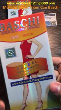 Mở hộp ThuocGiamCanBaschi là Thuốc Uống Giảm Cân Hiệu Quả Nhanh Nhất Hiện Nay