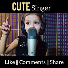 So Cute Singer__Like __ Comments __  The Creative India video
