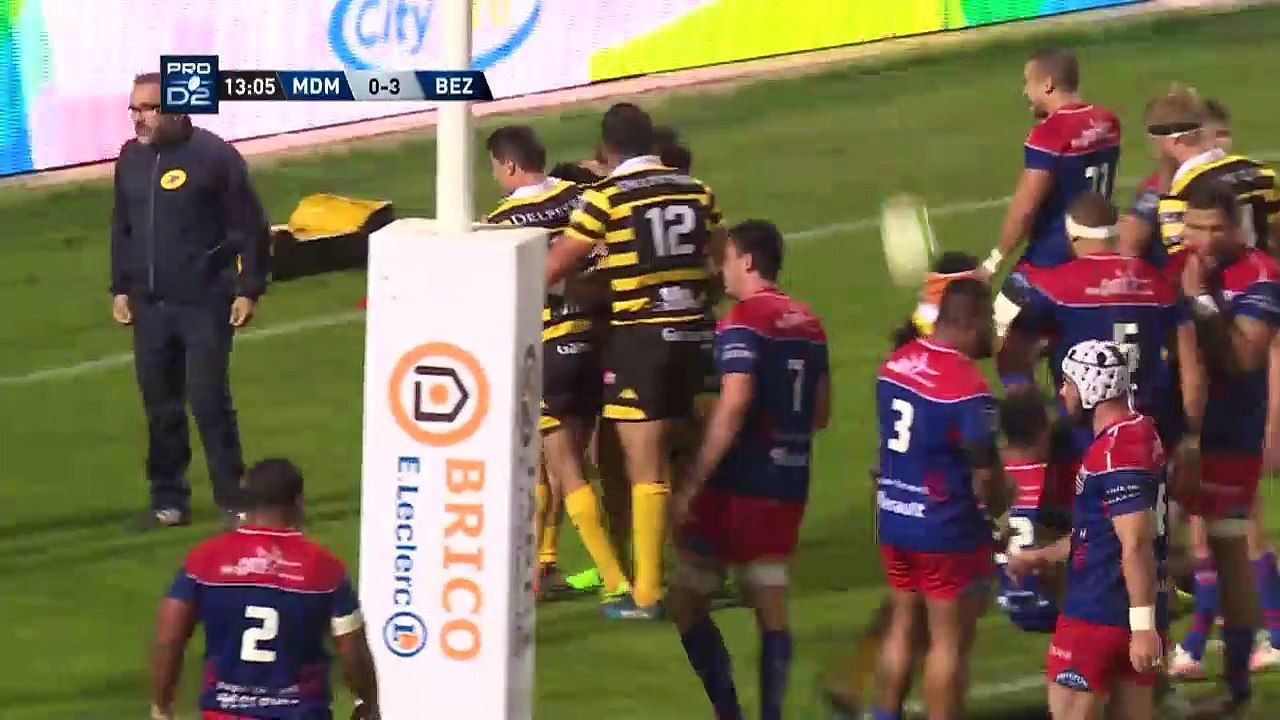 SITE OFFICIEL STADE MONTOIS RUGBY - RESUME SMR vs BEZIERS