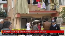 Ocaktan Sızan Tüp Gazı Patladı: 1'i Çocuk 5 Yaralı