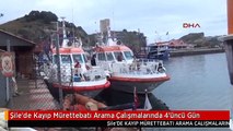 Şile'de Kayıp Mürettebatı Arama Çalışmalarında 4'üncü Gün