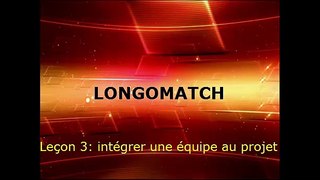 Longomatch Vidéo 3 - Intégrer une équipe au projet