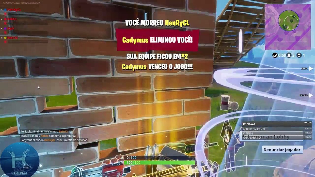 Fortnite - Melhores e piores momentos Live 03/11/17 (kills and deaths)