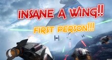 A Wing First Person HD - Star Wars Battlefront 2 - Starfighter Assault