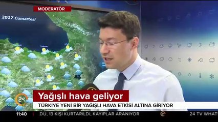 Yağışlı hava dalgası geliyor