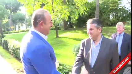 Çavuşoğlu, Alman mevkidaşı Gabriel ile görüştü