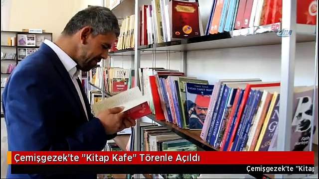 Çemişgezek'te Kitap Kafe Törenle Açıldı