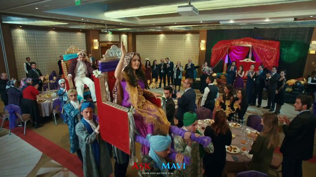 Aşk ve Mavi 18 Bölüm - Ölsem de kalsam da bu nişan olacak!