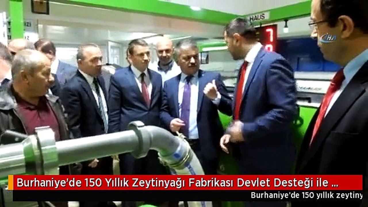 Burhaniye'de 150 Yıllık Zeytinyağı Fabrikası Devlet Desteği ile Yenilendi