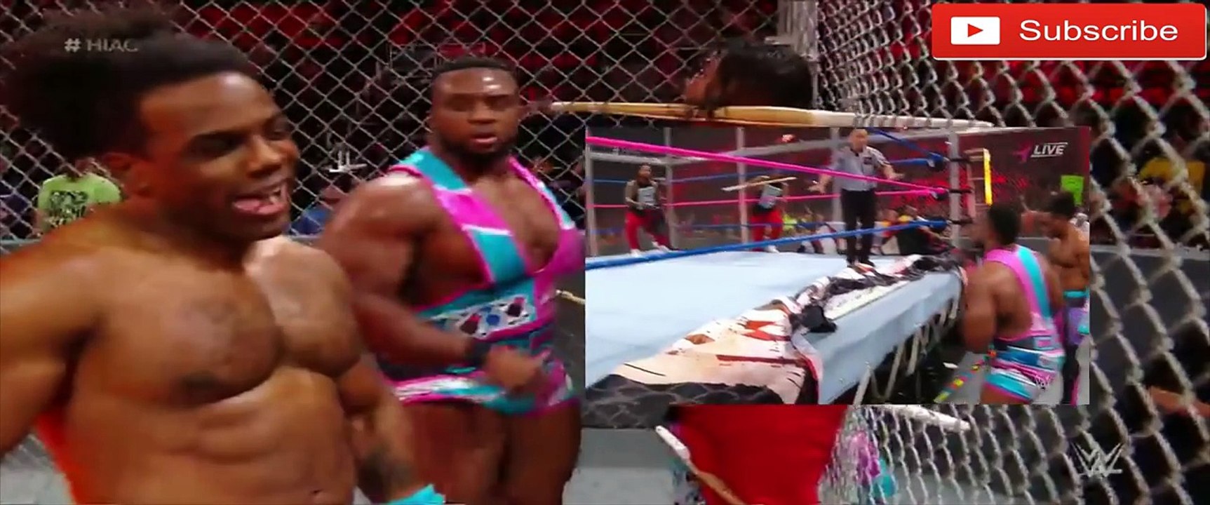 The New Day vs The Usos full match - WWE Hell i...