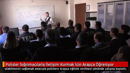 Polisler Sığınmacılarla İletişim Kurmak İçin Arapça Öğreniyor
