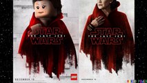 ALL Star Wars The Last Jedi Character Posters (Real VS Lego)