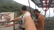 Extreme and Highest Bungy Jumping II SCARY FUNNY JUMP